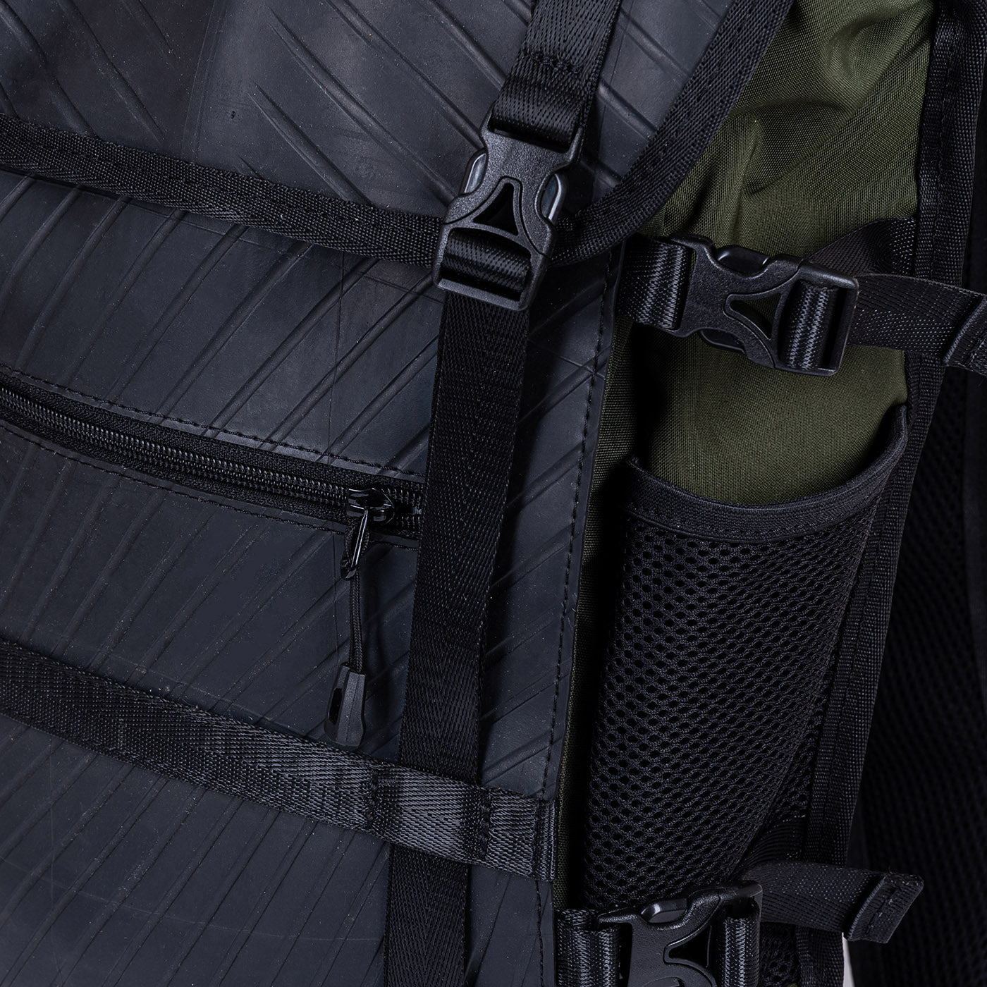 Colonel Vegan Waterproof Backpack with Laptop Compartment by Paguro Upcycle