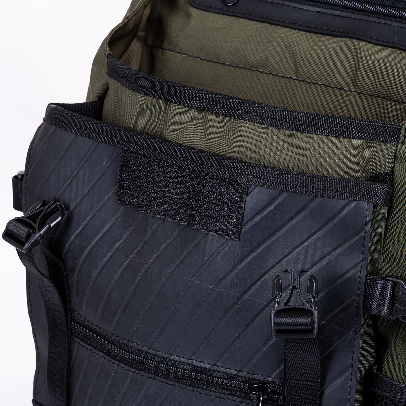 Colonel Vegan Waterproof Backpack with Laptop Compartment by Paguro Upcycle